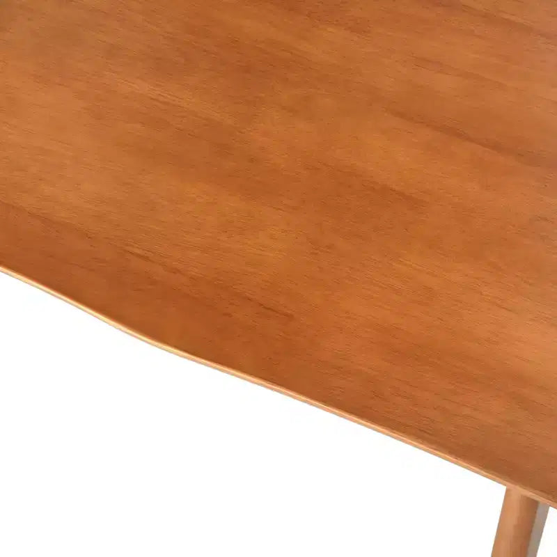 Ensemble de salle à manger moderne 7 pièces Valentina Buylateral 1 table 4 chaises 2 fauteuils Noyer clair