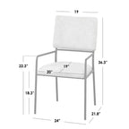 Lifestorey Ensemble repas Indra 5 pièces crème : plateau imitation marbre, piètement en métal noir