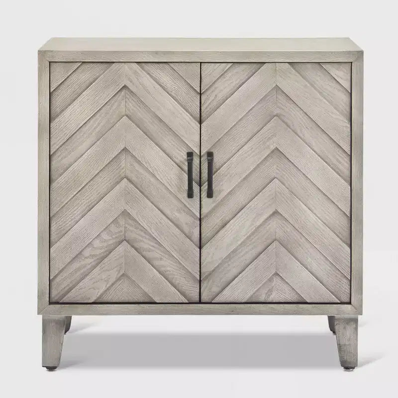 Friedman Bar Cabinet with Wine Storage Gray - Finch