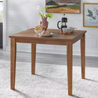 Table à manger carrée de style transitionnel Lifestorey Carmen 91,4 cm Beige