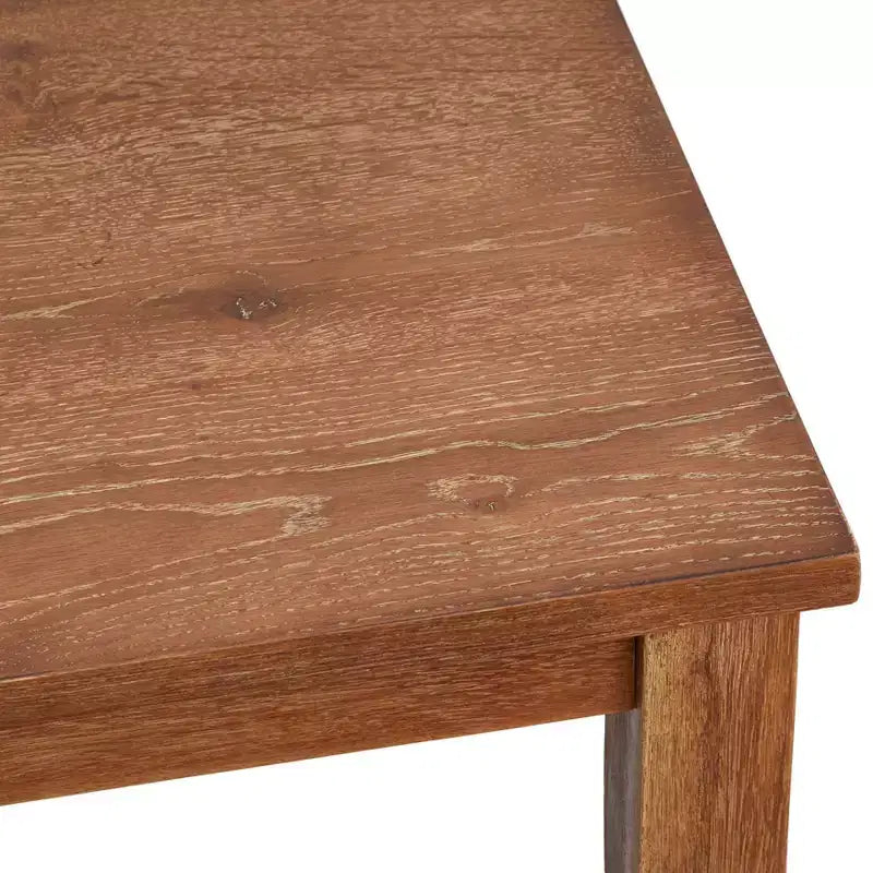 Table à manger carrée de style transitionnel Lifestorey Carmen 91,4 cm Beige