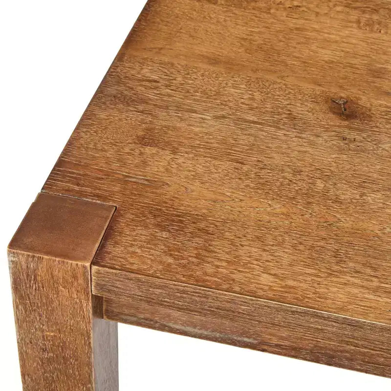 Ensemble de salle à manger Buylateral 3 pièces Verdon de style ferme moderne avec banc, couleur bois flotté