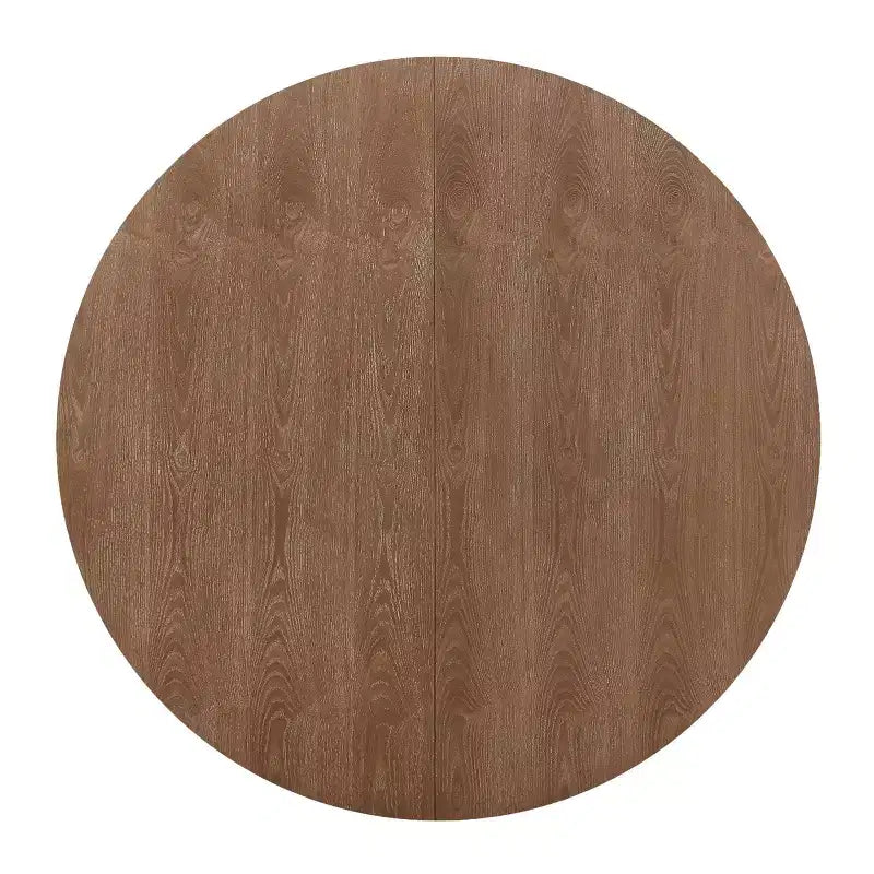 Christopher Knight Home Ezra Ensemble de salle à manger ovale extensible 5 pièces en tissu rembourré beige/fauve