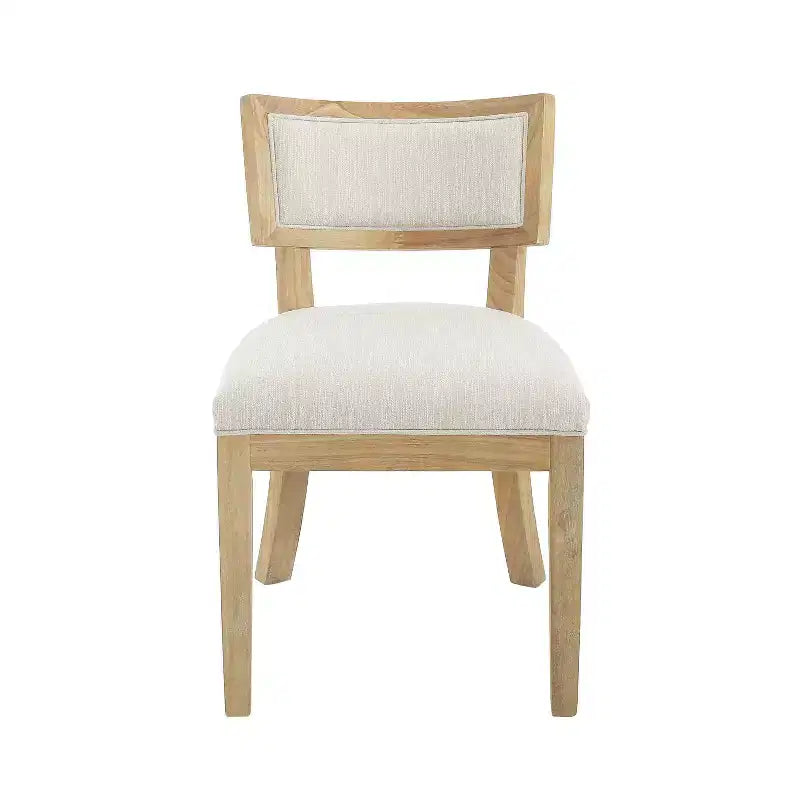 Christopher Knight Home Ezra Ensemble de salle à manger ovale extensible 5 pièces en tissu rembourré beige/fauve
