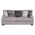 HOMES: Inside + Out Trikwin 96" Beige T Seat Cushion Gray