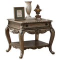 Acme Furniture Ragenardus Accent Table Vintage Oak Finish