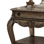Table d'appoint Ragenardus Acme Furniture, finition chêne vintage