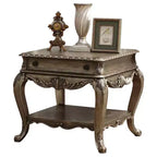 Table d'appoint Ragenardus Acme Furniture, finition chêne vintage
