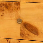 bali & pari Netra Commode 6 Tiroirs en Bois de Ronce Clair Mappa Burl
