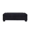 Christopher Knight Home Olivia Indoor Upholstered Modern Storage Ottoman Midnight Blue