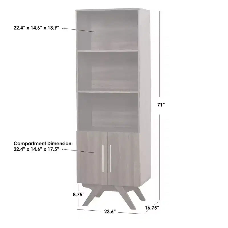 Étagère Buylateral 71 po Ashfield Noyer