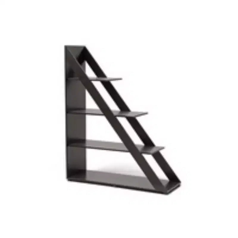 59" Psinta Modern Shelving Unit Dark Brown - Baxton Studio: Display Cabinet, Room Divider