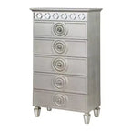 Tiroir de rangement décoratif Varian de 31 po, finition argent et miroir - Acme Furniture