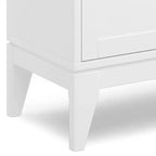 WyndenHall Pearson Low Storage Cabinet White