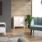 WyndenHall Pearson Low Storage Cabinet White