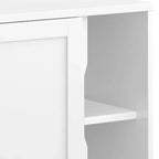 WyndenHall Pearson Low Storage Cabinet White