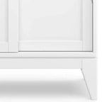 WyndenHall Pearson Low Storage Cabinet White