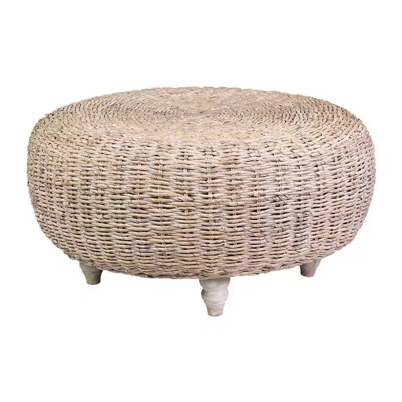 East at Main Borneo Round Coffee Table Tan