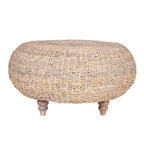 Table basse ronde East at Main Borneo, couleur havane