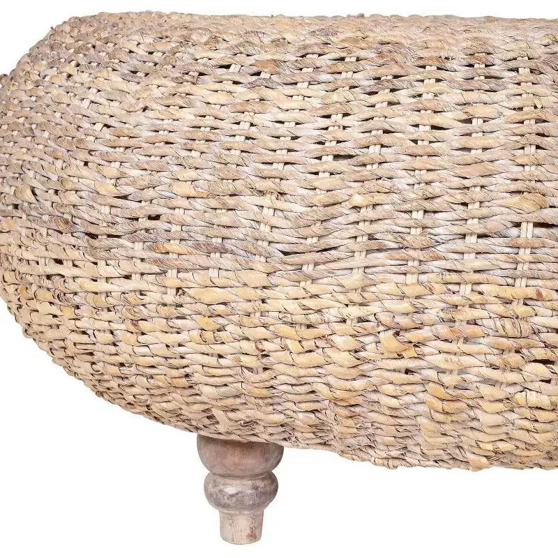 Table basse ronde East at Main Borneo, couleur havane