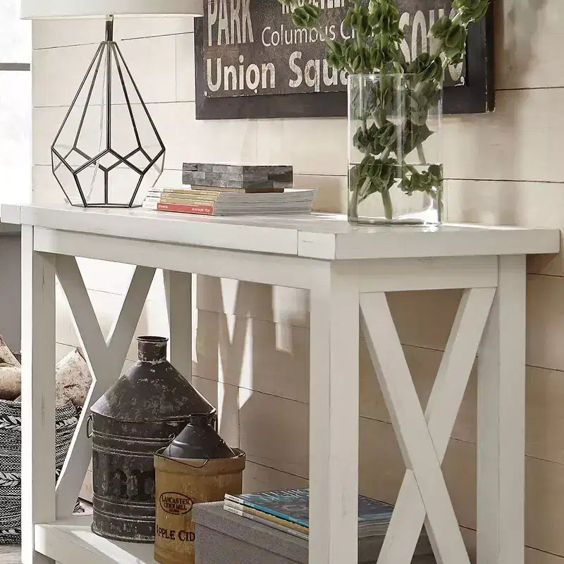 Console de style bord de mer – Blanc cassé – Home Styles