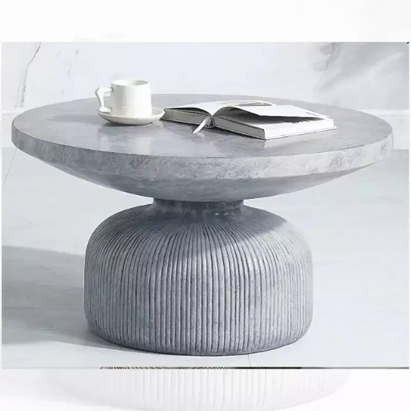 30.12" Laddie Coffee Table Weathered Gray Finish - Acme Furniture