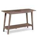 Milani Rectangle Sofa Table Natural - Steve Silver Co.: Mango Wood, Entryway, Fixed Shelf