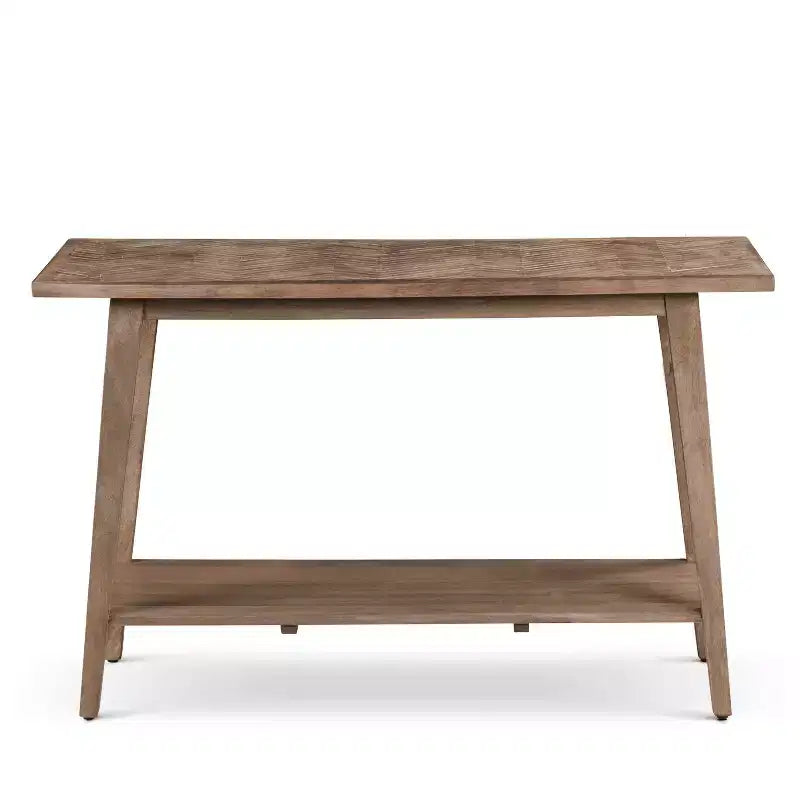 Console rectangulaire Milani Natural - Steve Silver Co. : Bois de manguier, Entrée, Étagère fixe