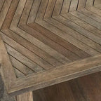 Console rectangulaire Milani Natural - Steve Silver Co. : Bois de manguier, Entrée, Étagère fixe