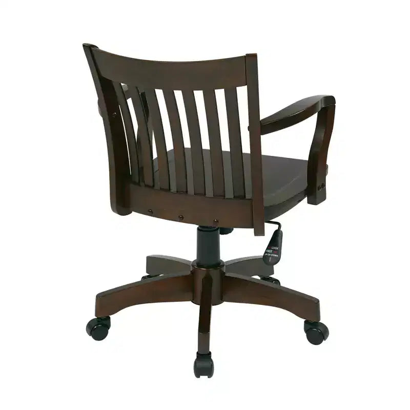 Fauteuil de banquier de luxe en bois - OSP Home Furnishings