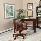Fauteuil de banquier de luxe en bois - OSP Home Furnishings