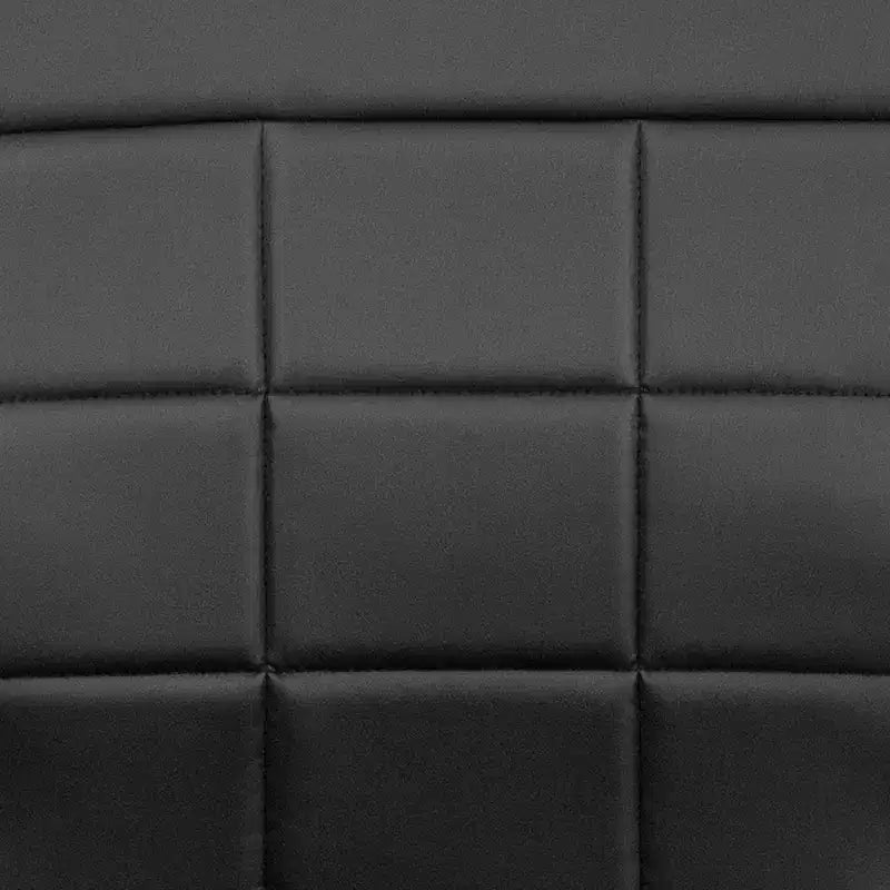 Chaise de bureau pivotante de direction Emma and Oliver Mid-Back en vinyle avec base et accoudoirs chromés