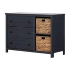 Commode 3 tiroirs avec paniers Cotton Candy - South Shore