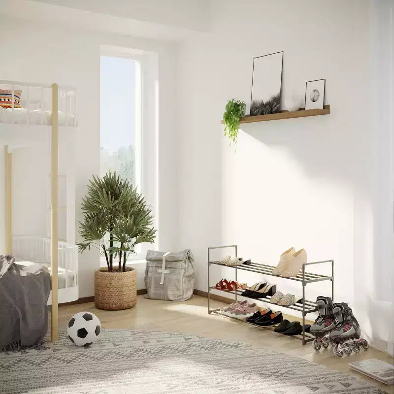 Étagère à chaussures à 3 niveaux Hastings Home, 18 paires