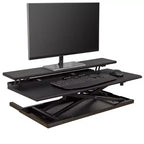 Rehausseur de moniteur de bureau assis-debout à hauteur réglable AirRise de Stand Up Desk Store