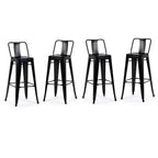 Set of 4 Josephine Metal Counter Height Barstools - WyndenHall