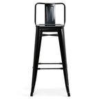 Lot de 4 tabourets de bar Josephine en métal hauteur comptoir - WyndenHall