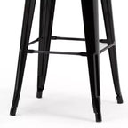 Lot de 4 tabourets de bar Josephine en métal hauteur comptoir - WyndenHall