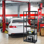Costway Lot de 2 étagères ventilées à 5 niveaux, 7,5 kg, autoportantes, multifonctionnelles