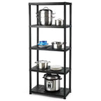 Costway Lot de 2 étagères ventilées à 5 niveaux, 7,5 kg, autoportantes, multifonctionnelles