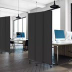 Écran de séparation de pièce pliable à trois panneaux Stand Up Desk Store ReFocus (71 x 65)