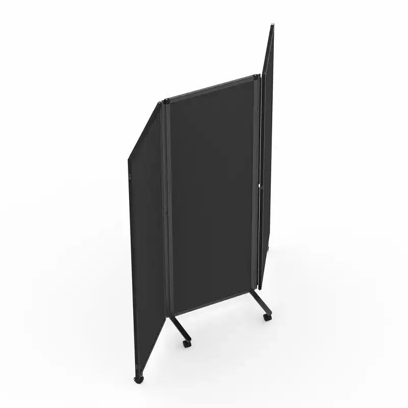 Écran de séparation de pièce pliable à trois panneaux Stand Up Desk Store ReFocus (71 x 65)