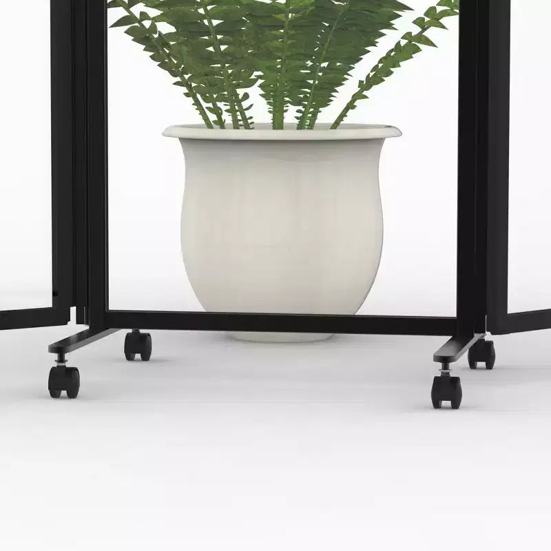 Écran de séparation de pièce pliable à trois panneaux Stand Up Desk Store ReFocus (71 x 65)