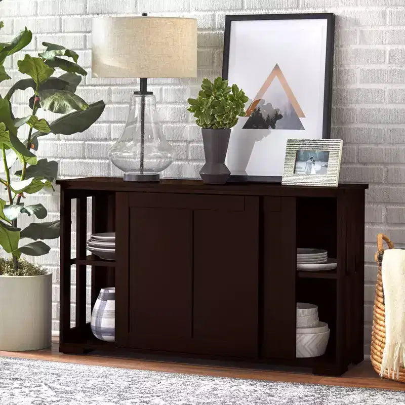 Buylateral Pacific Modular Design Stackable Cabinet with Sliding Doors