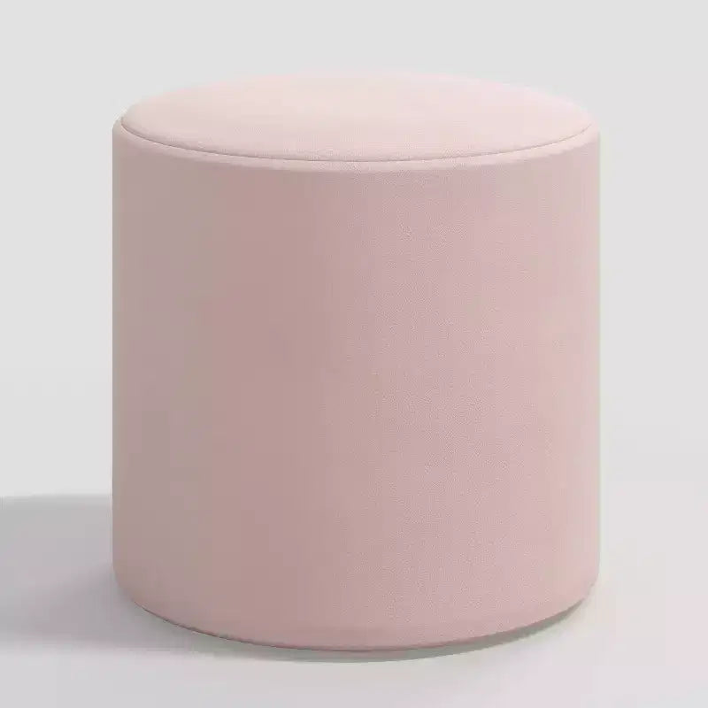 Skyline Furniture Thalia Pouf Rond en Velours