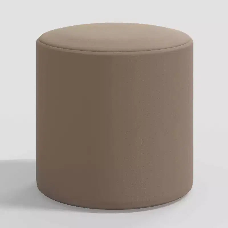 Skyline Furniture Thalia Pouf Rond en Velours