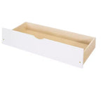 Lit superposé simple sur double avec échelle intégrée et tiroirs, cadre en bois de pin et MDF, convertible en deux lits - ModernLuxe