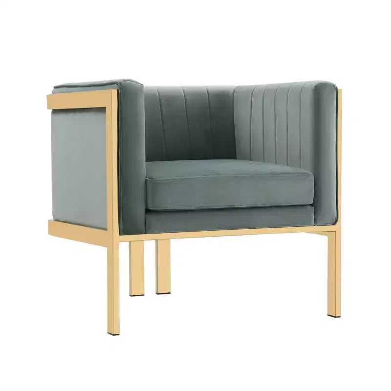 Lot de 2 fauteuils d'appoint en velours Paramount - Manhattan Comfort