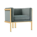 Lot de 2 fauteuils d'appoint en velours Paramount - Manhattan Comfort