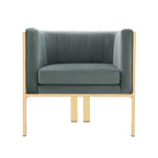 Lot de 2 fauteuils d'appoint en velours Paramount - Manhattan Comfort
